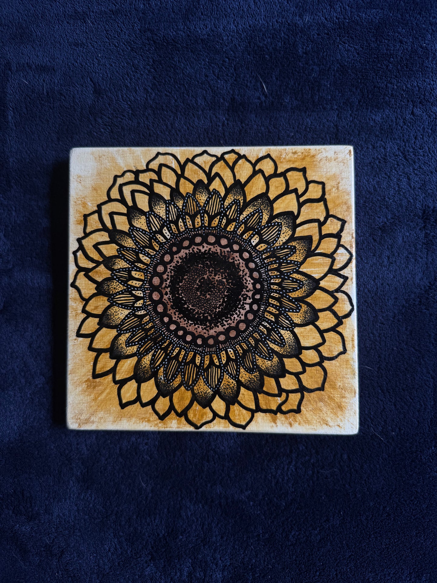 Sunflower Mandala Lg