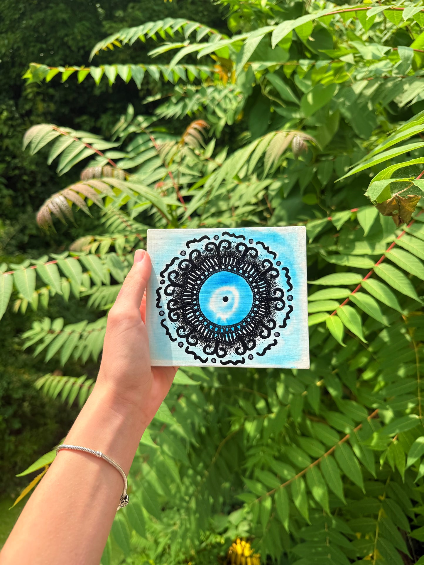Blue Evil Eye Mandala