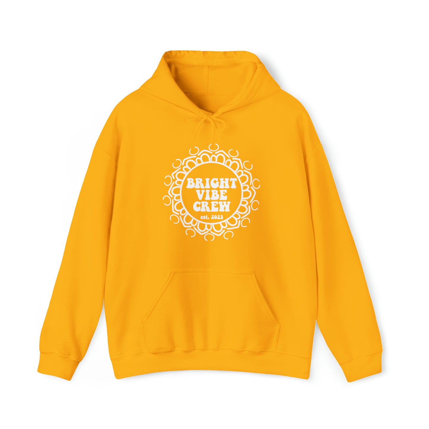 Mandala Hoodie with White