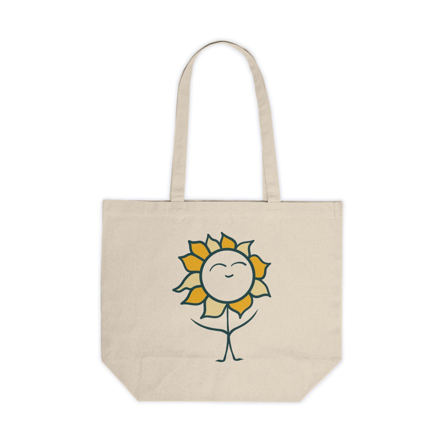 Bernie The Bright Sunflower Canvas Tote