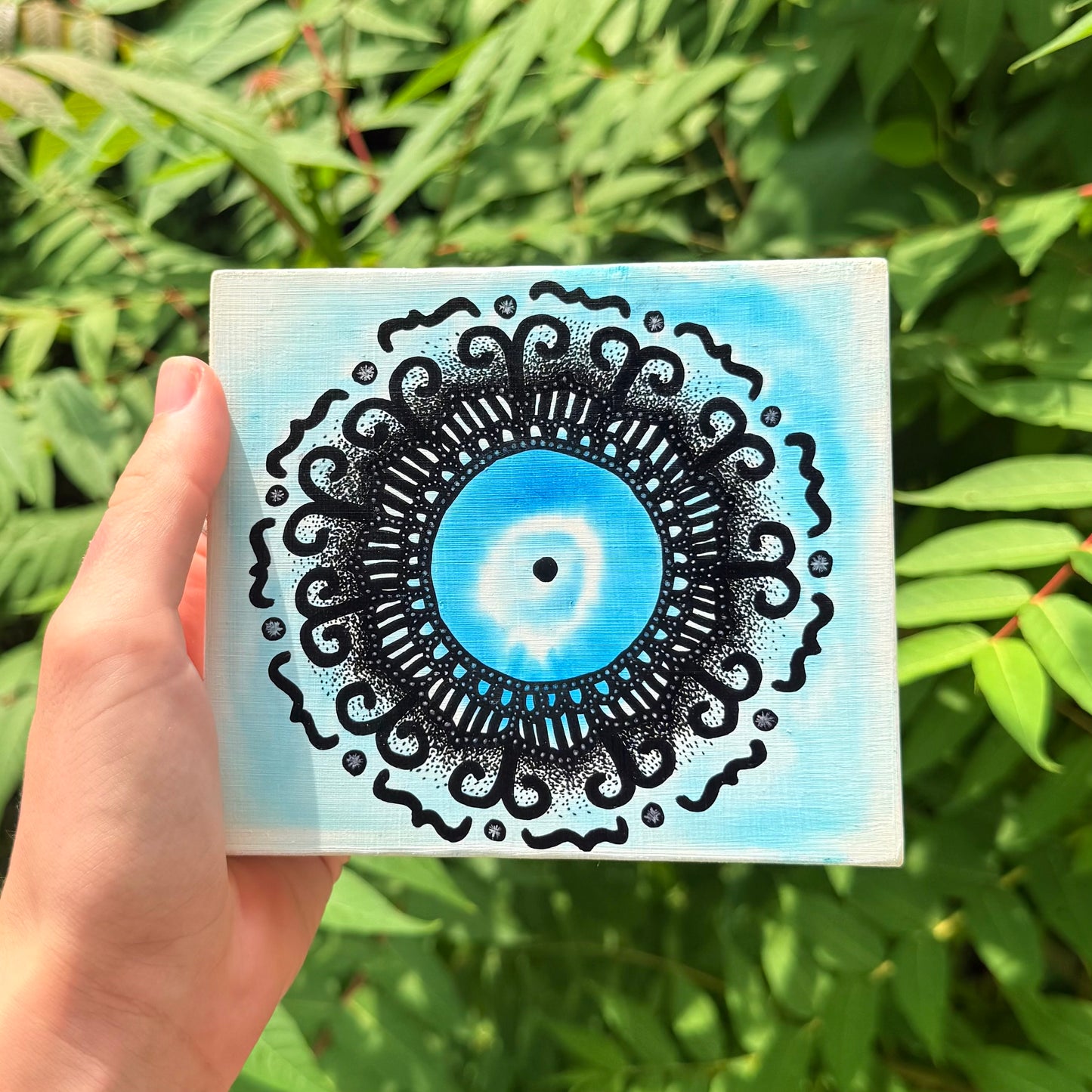 Blue Evil Eye Mandala