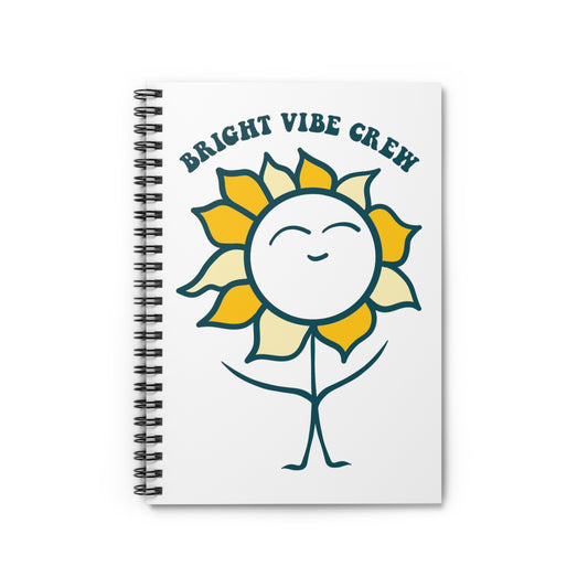 Bernie The Bright Sunflower Spiral Notebook - Ruled Line