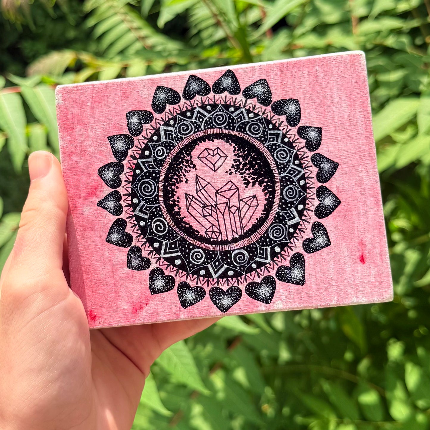 Rose Quarts Mandala