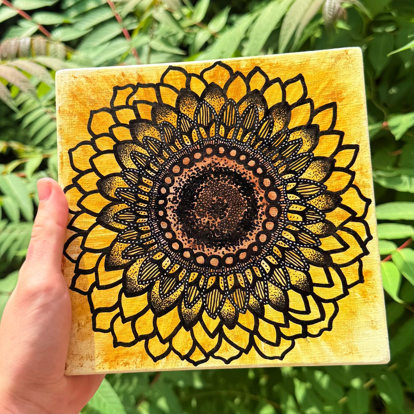 Sunflower Mandala Lg