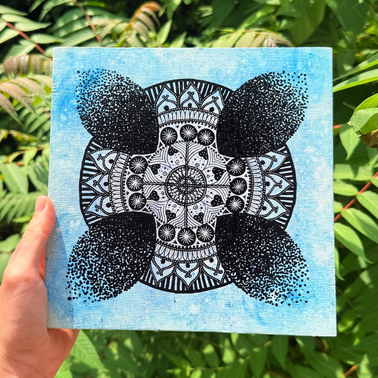 Silver Mist Mandala