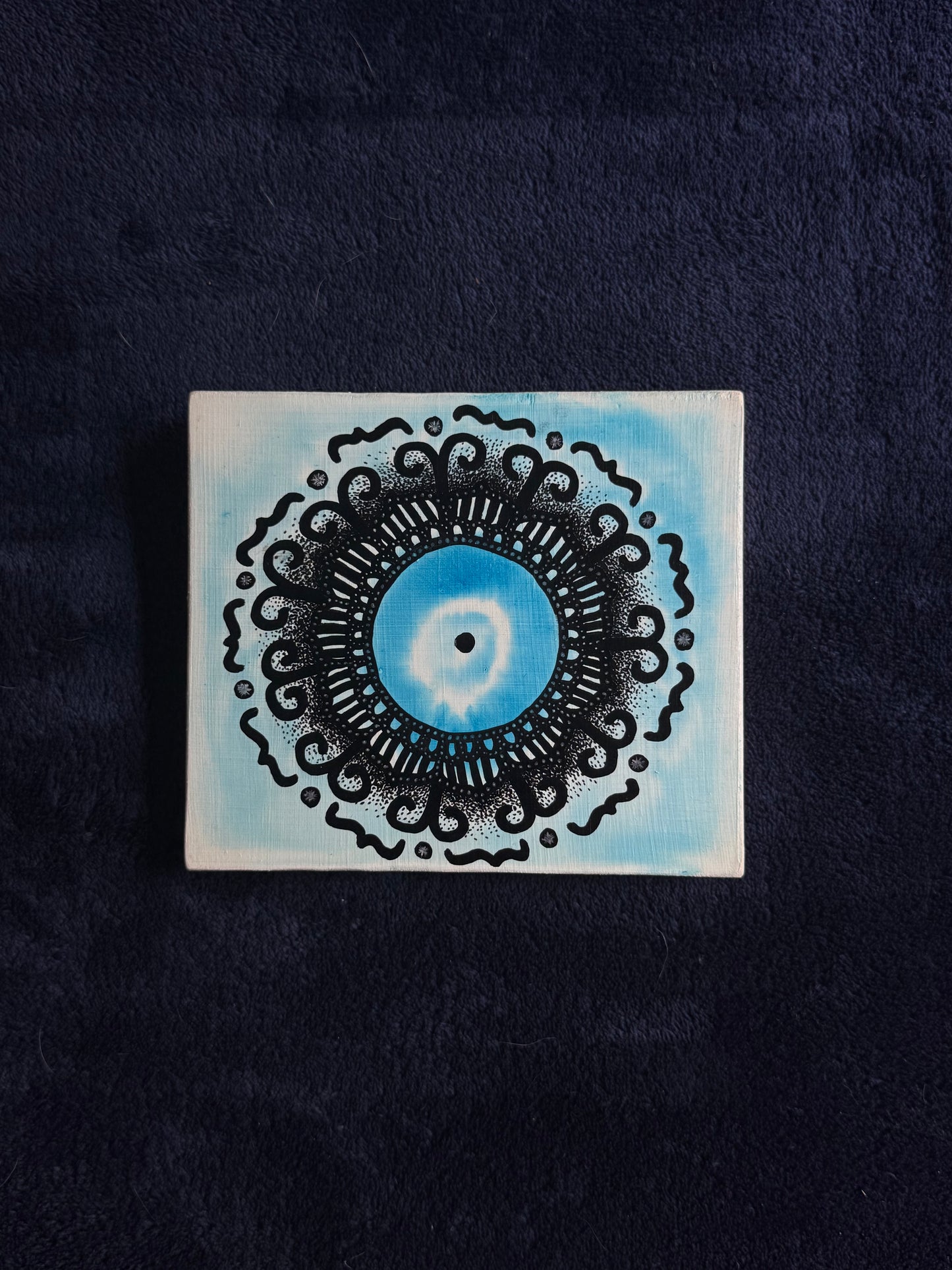 Blue Evil Eye Mandala
