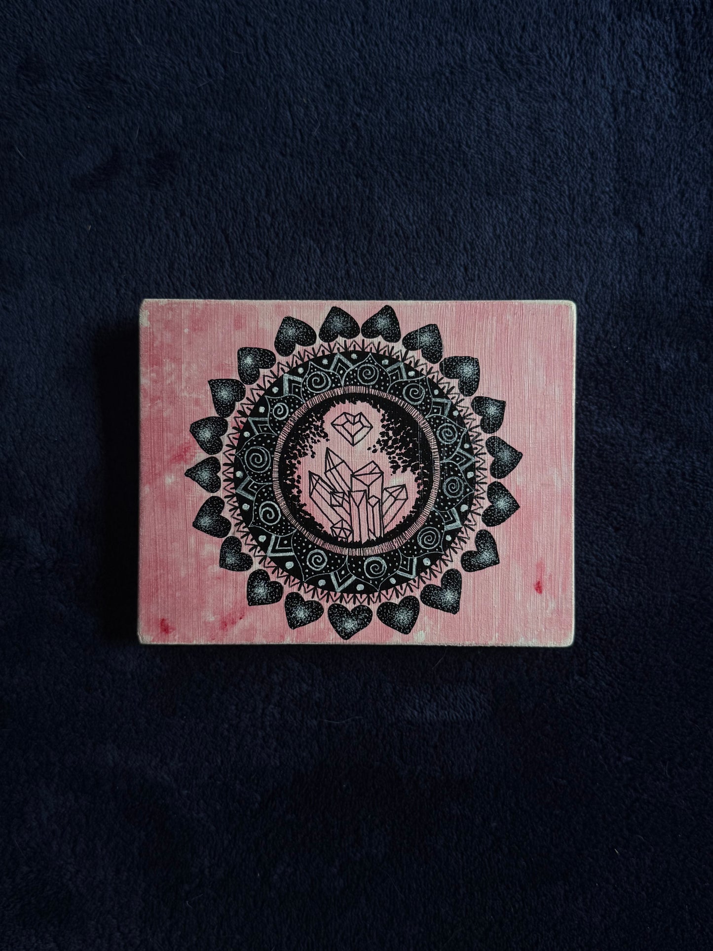 Rose Quarts Mandala