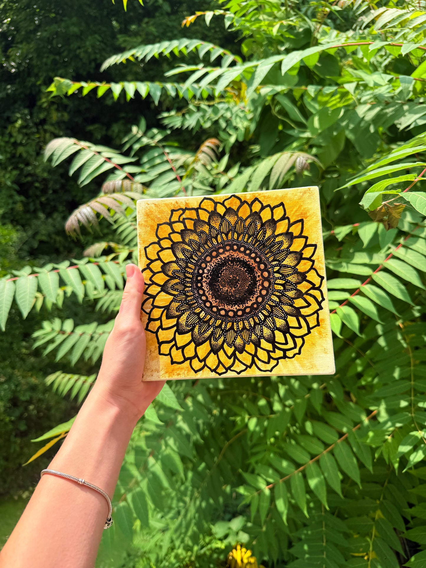 Sunflower Mandala Lg
