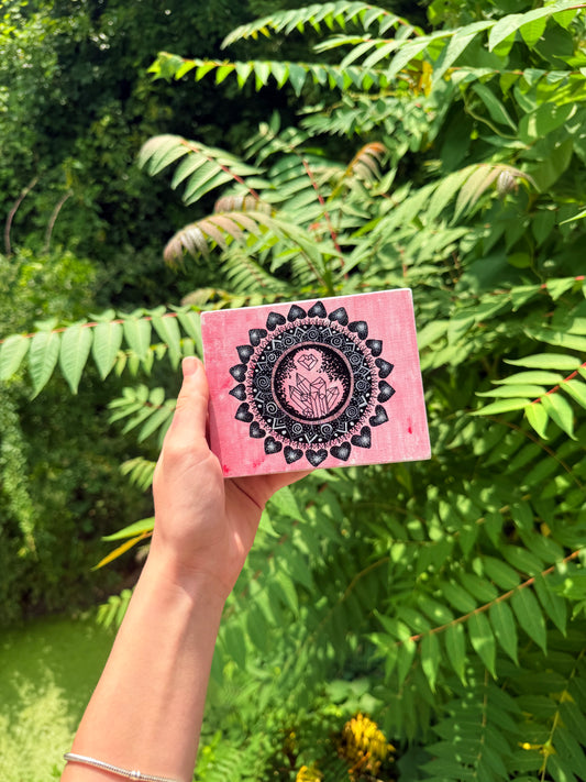 Rose Quarts Mandala